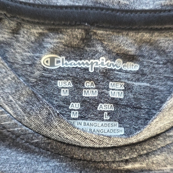 Champion Iowa Hawkeyes Gray and Black Tee - Picture 2 of 2